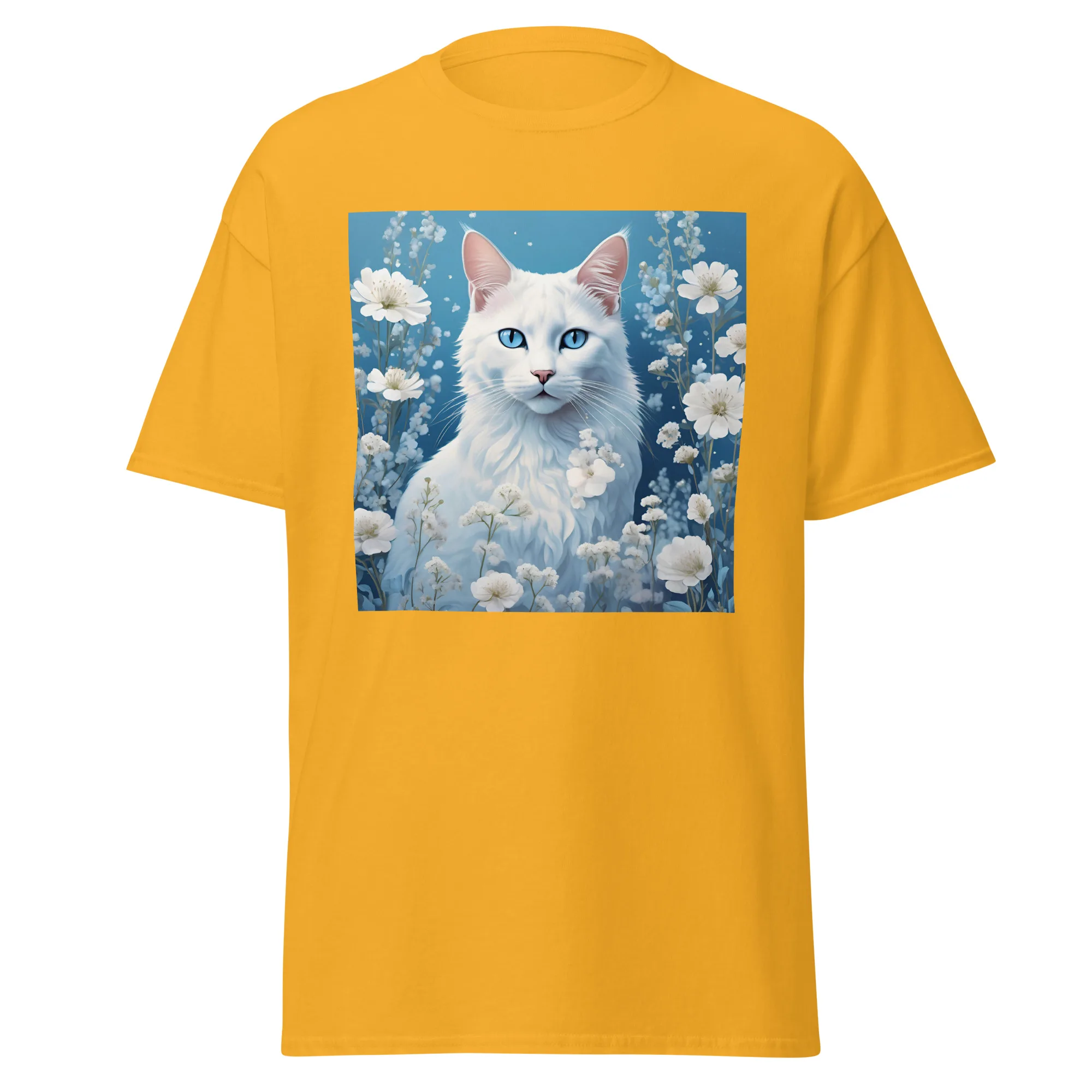 T-Shirt "Weißes Kätzchen" 10 T-Shirt "Weißes Kätzchen" – Bild 10