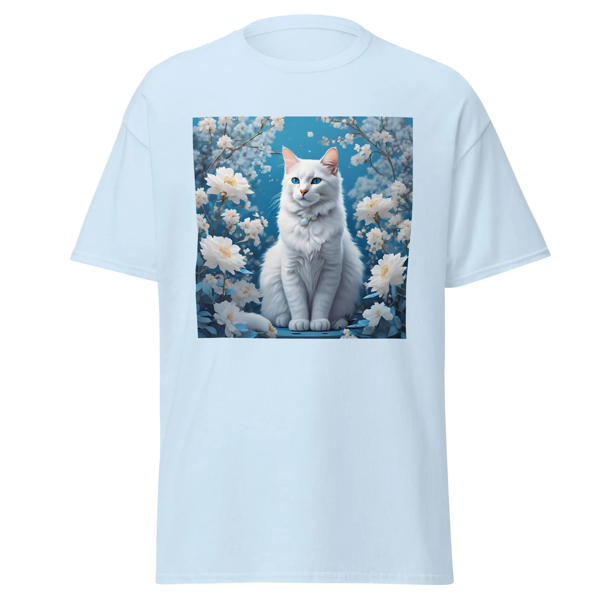 T-Shirt "Weiße Katze" 15 T-Shirt "Weiße Katze" – Bild 15