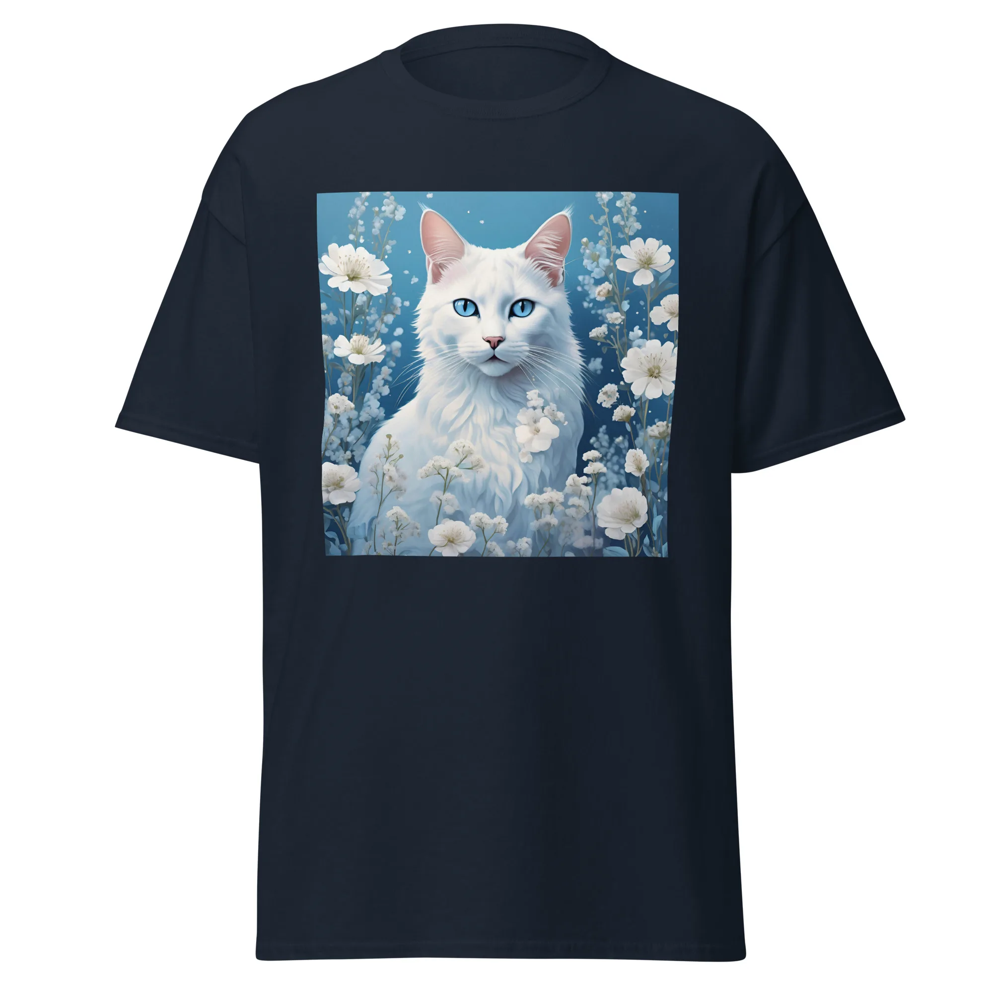 T-Shirt "Weißes Kätzchen" 2 T-Shirt "Weißes Kätzchen" – Bild 2