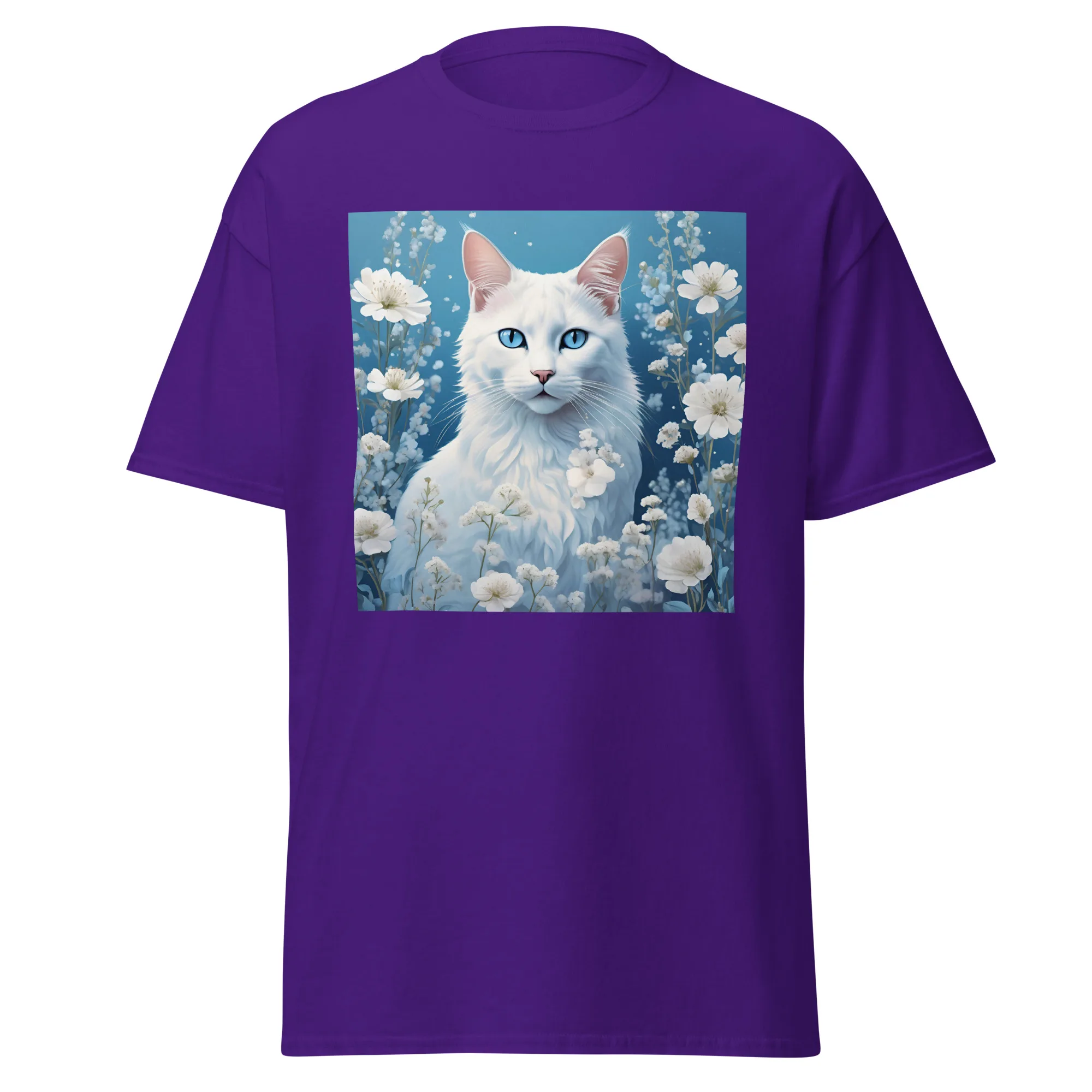 T-Shirt "Weißes Kätzchen" 3 T-Shirt "Weißes Kätzchen" – Bild 3