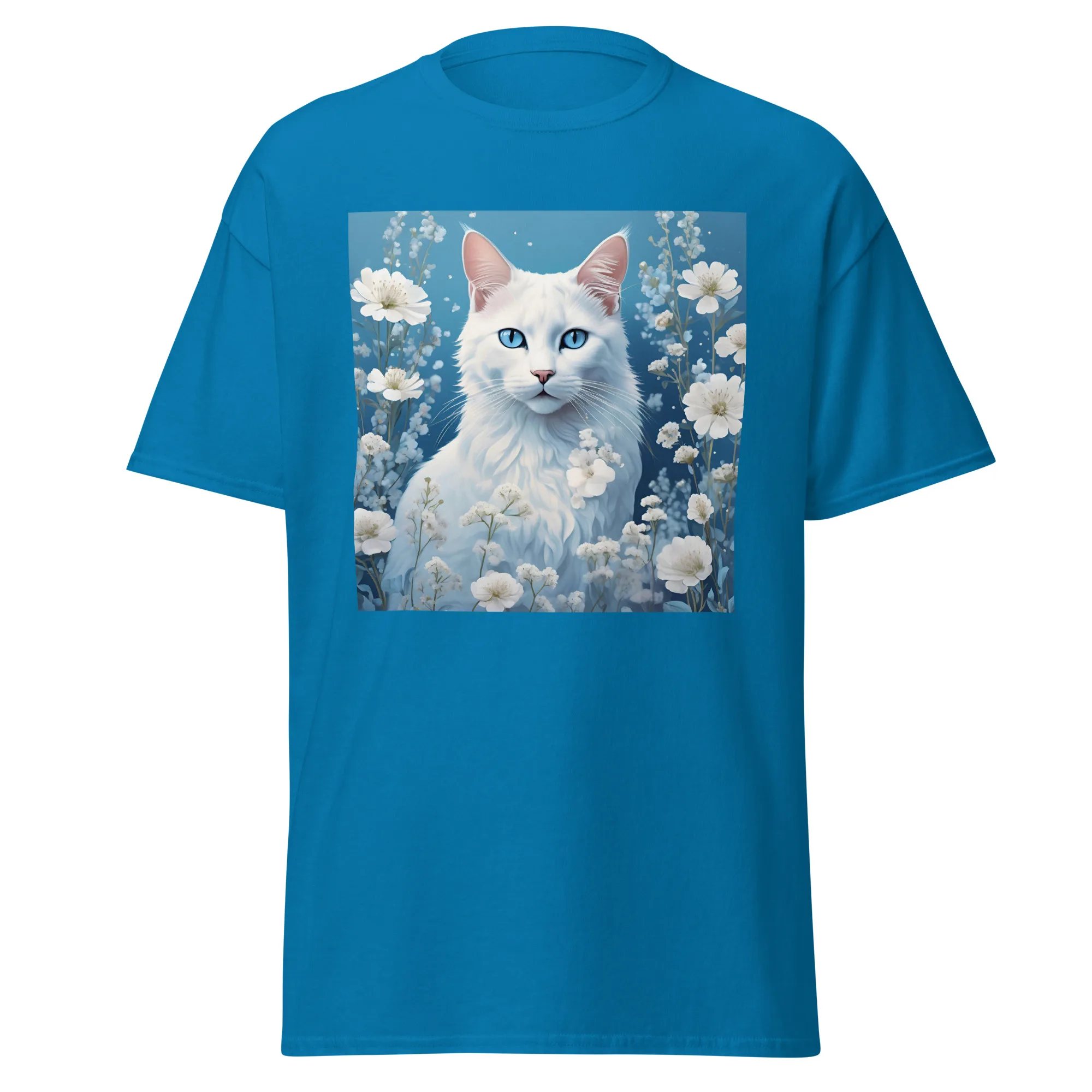 T-Shirt "Weißes Kätzchen" 6 T-Shirt "Weißes Kätzchen" – Bild 6