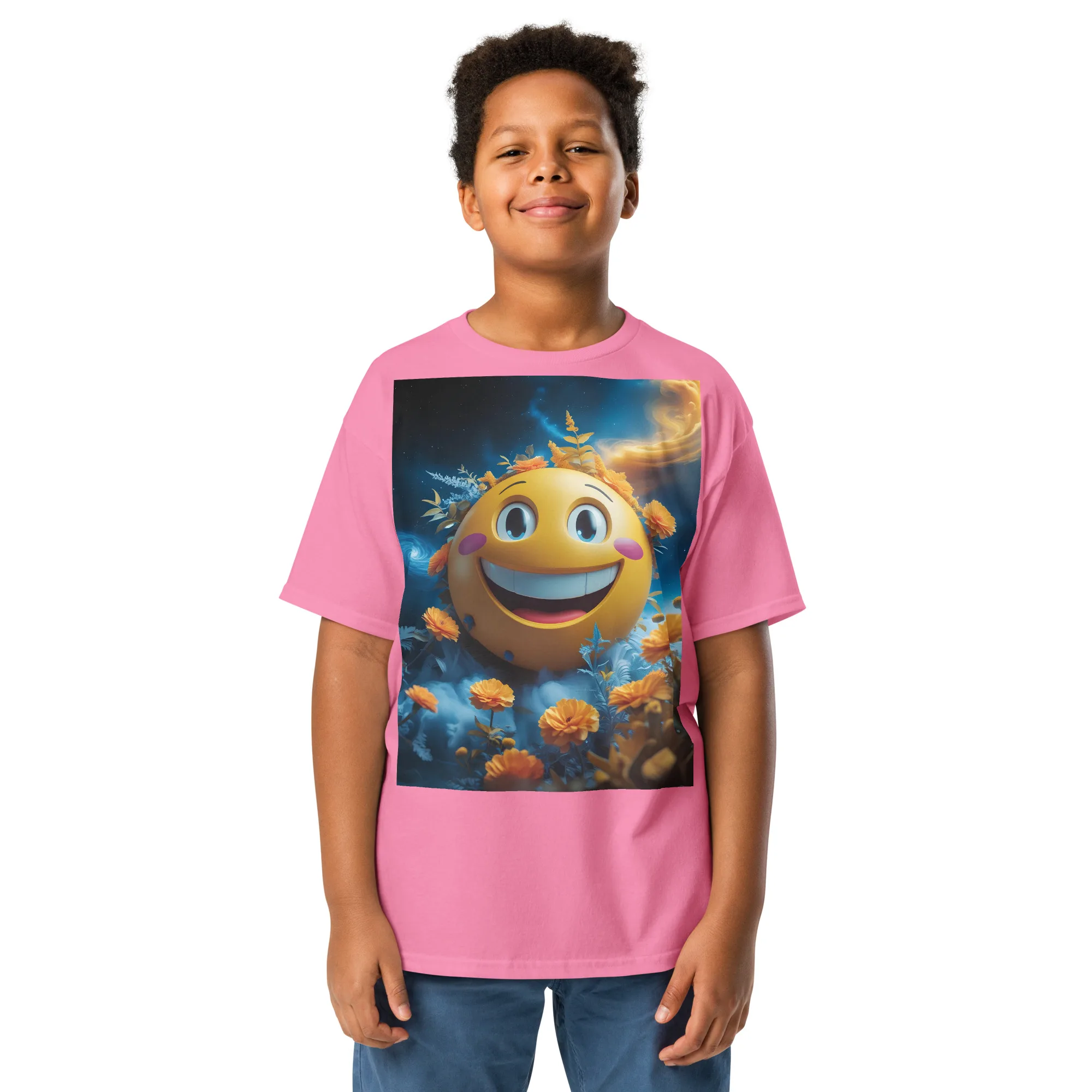 T-Shirt "Smiley lächelnd" 5 T-Shirt "Smiley lächelnd" – Bild 5