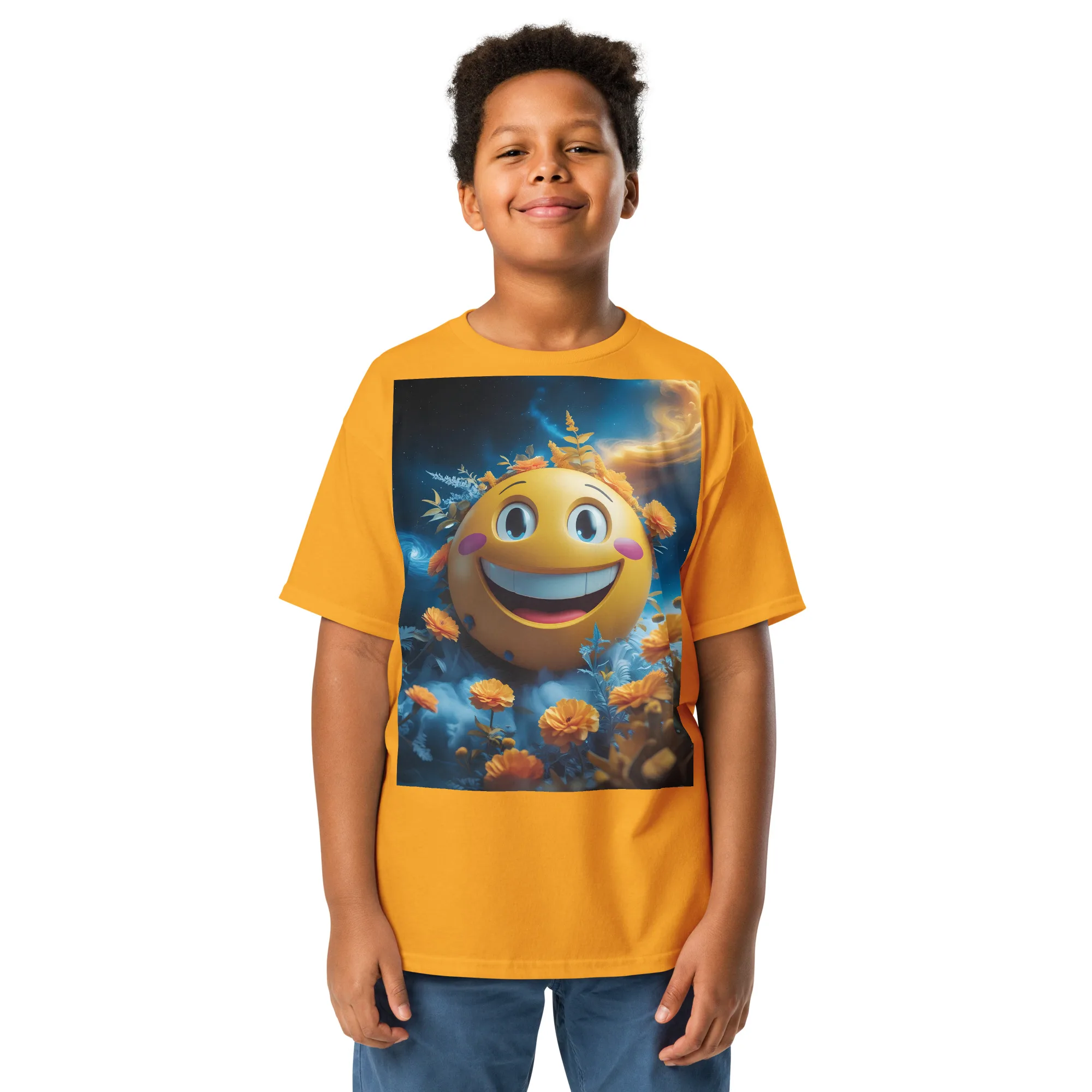 T-Shirt "Smiley lächelnd" 6 T-Shirt "Smiley lächelnd" – Bild 6