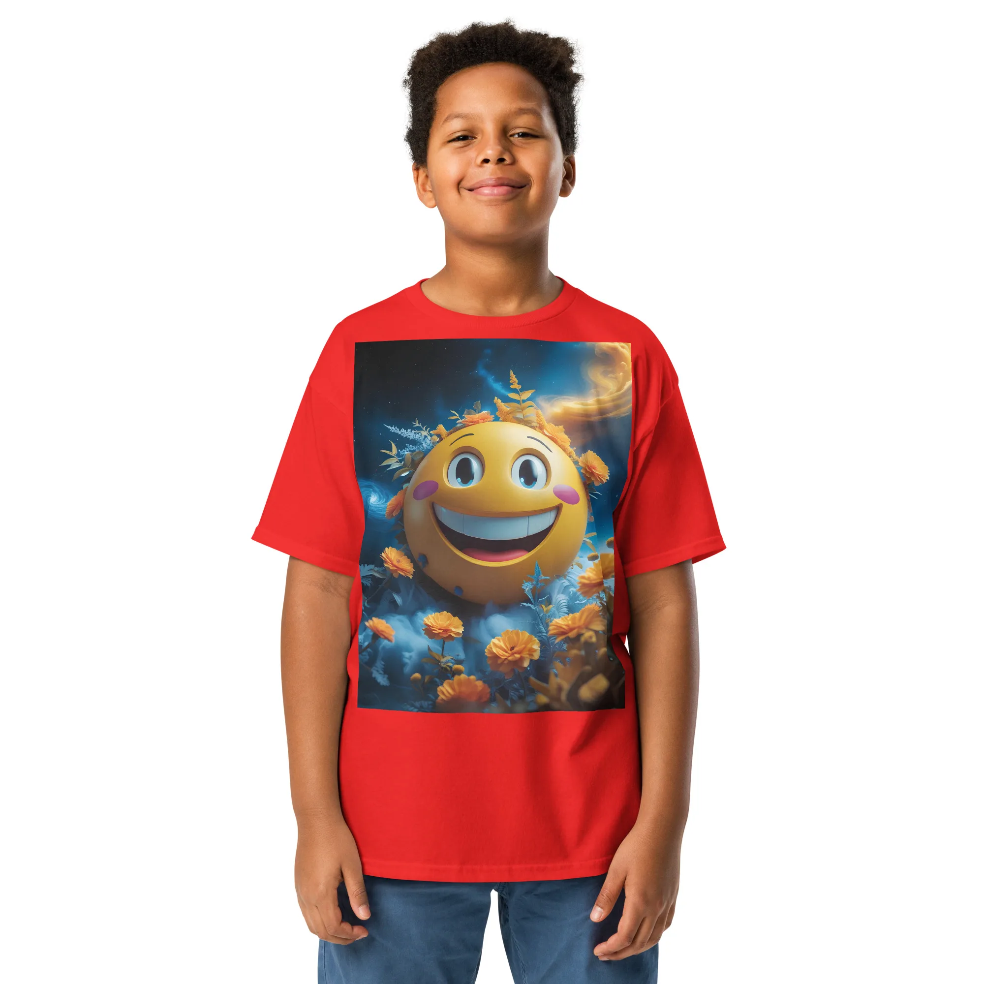 T-Shirt "Smiley lächelnd" 2 T-Shirt "Smiley lächelnd" – Bild 2