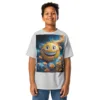 T-Shirt "Smiley lächelnd" 16 T-Shirt "Smiley lächelnd" - youth classic tee sport grey front 68473e111571f