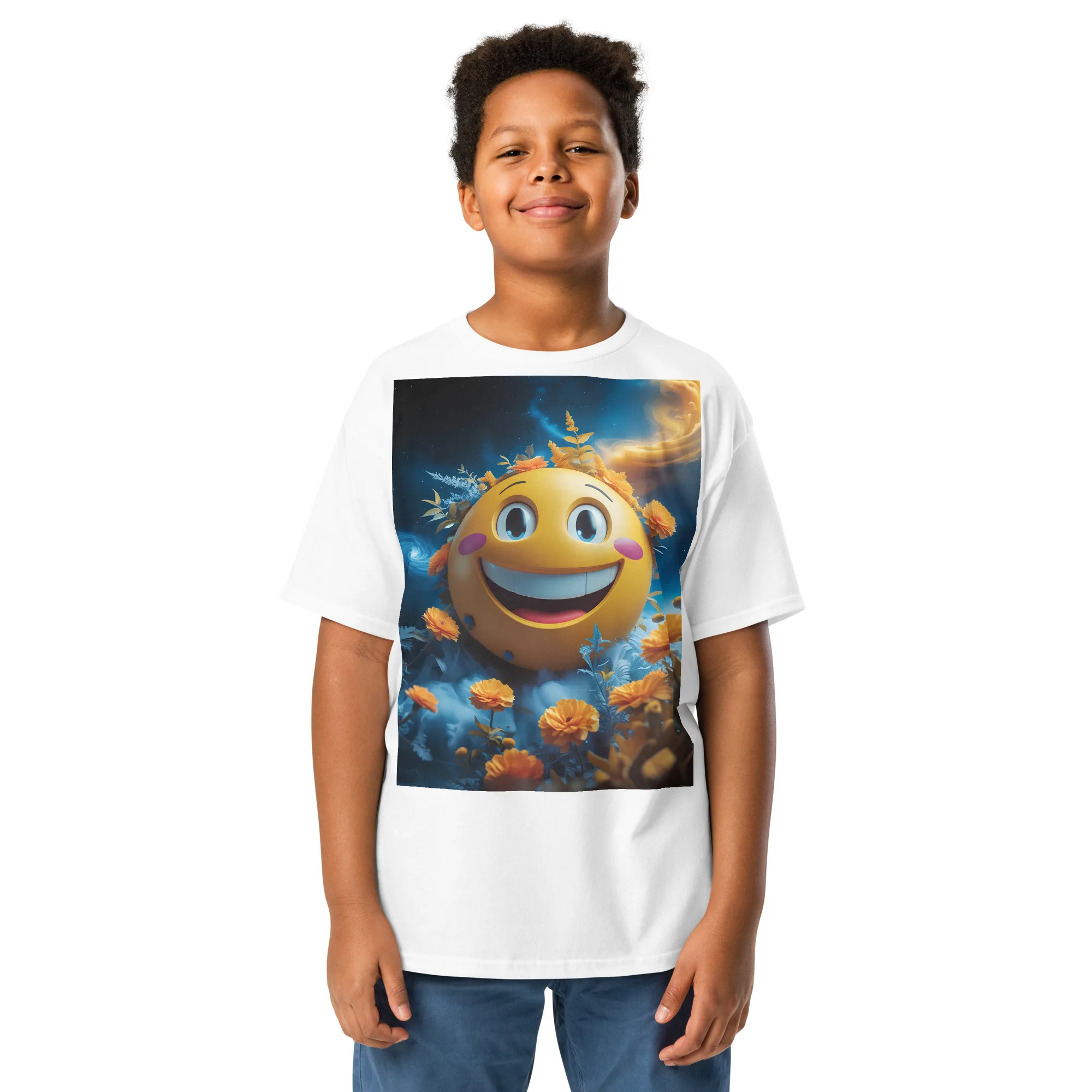 T-Shirt "Smiley lächelnd" 8 T-Shirt "Smiley lächelnd" – Bild 8