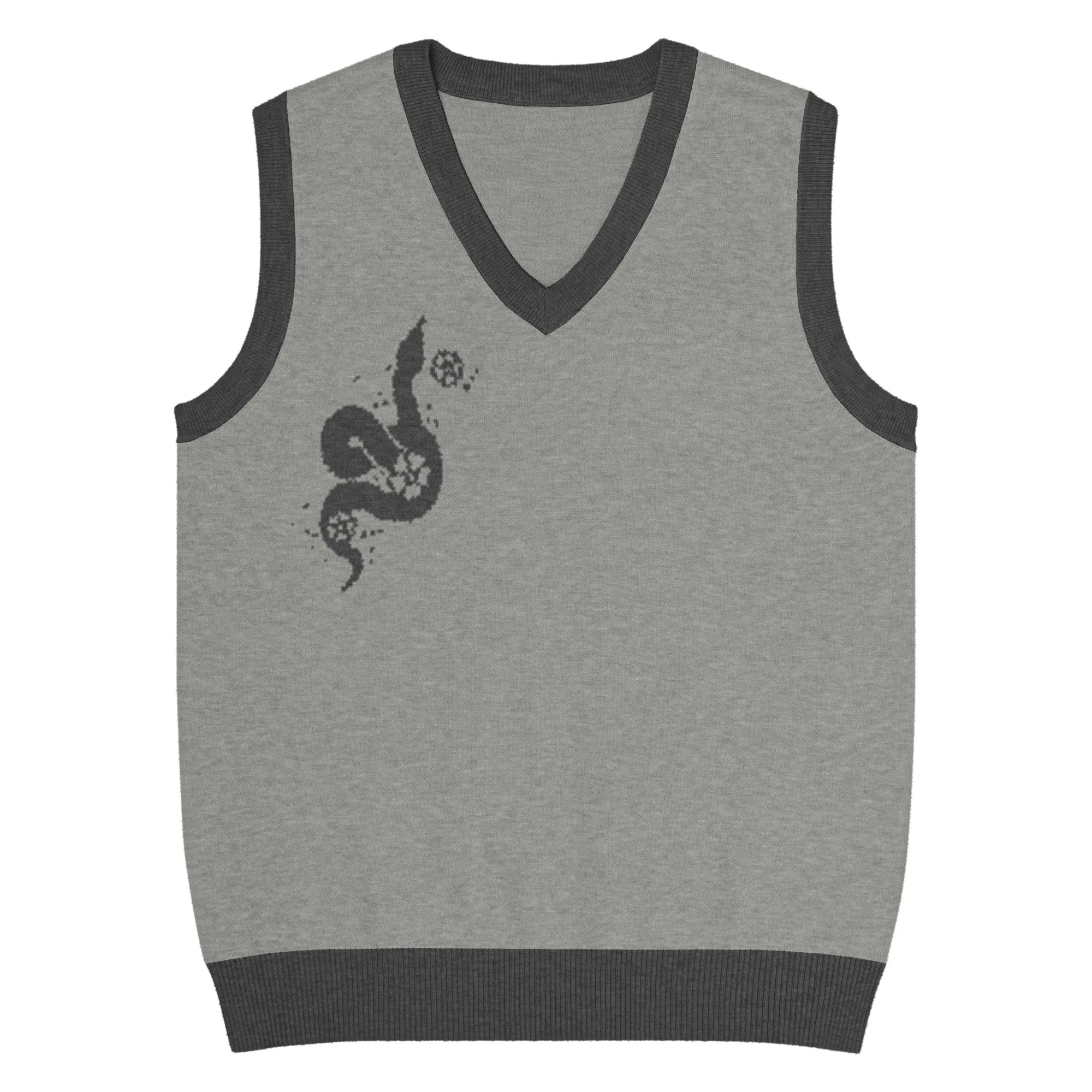 Strickpullover mit V-Ausschnitt