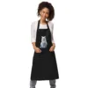 Schürze aus Bio-Baumwolle - organic cotton apron black front 697530c34a2a0
