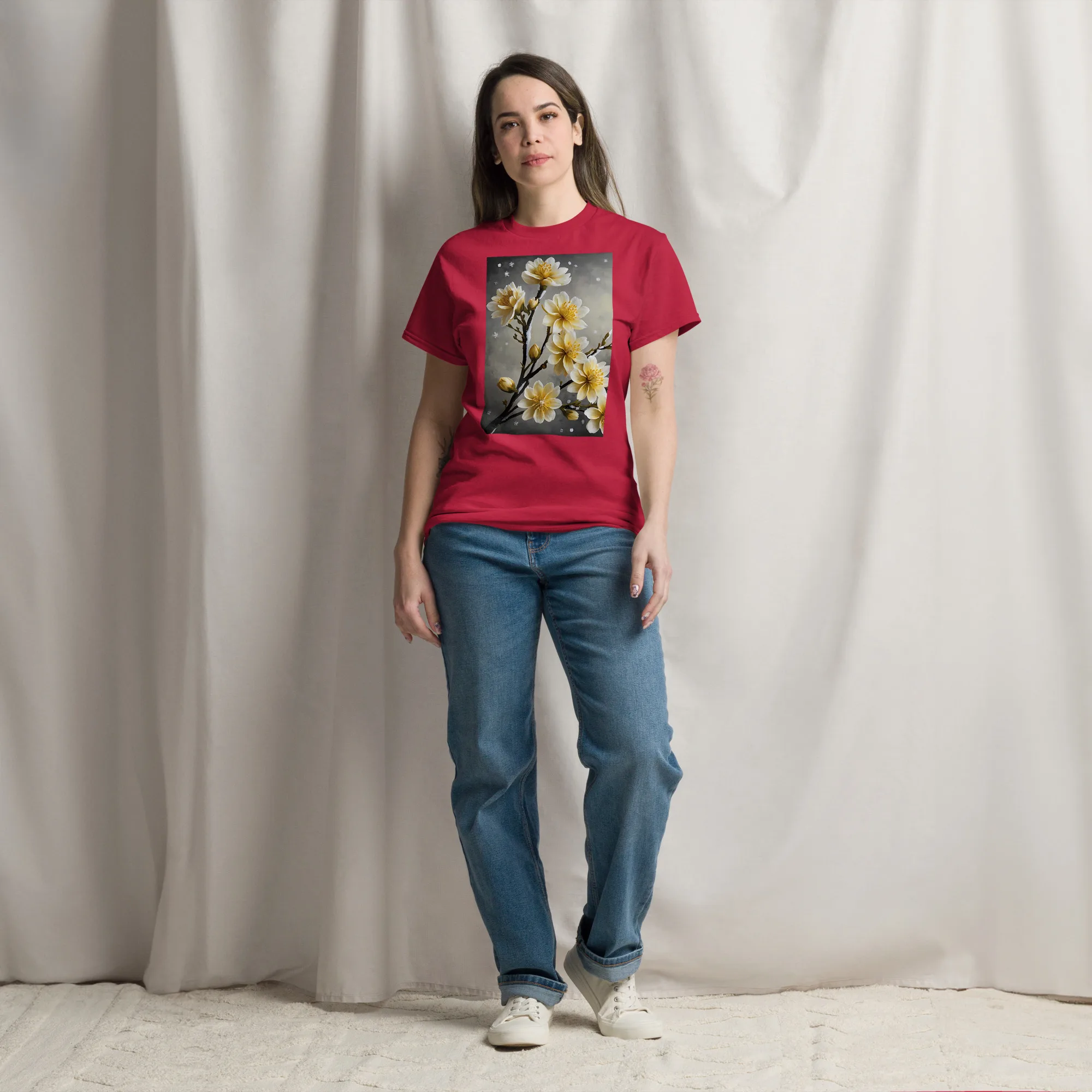 T-Shirt "Blummen nice" 3 T-Shirt "Blummen nice" – Bild 3