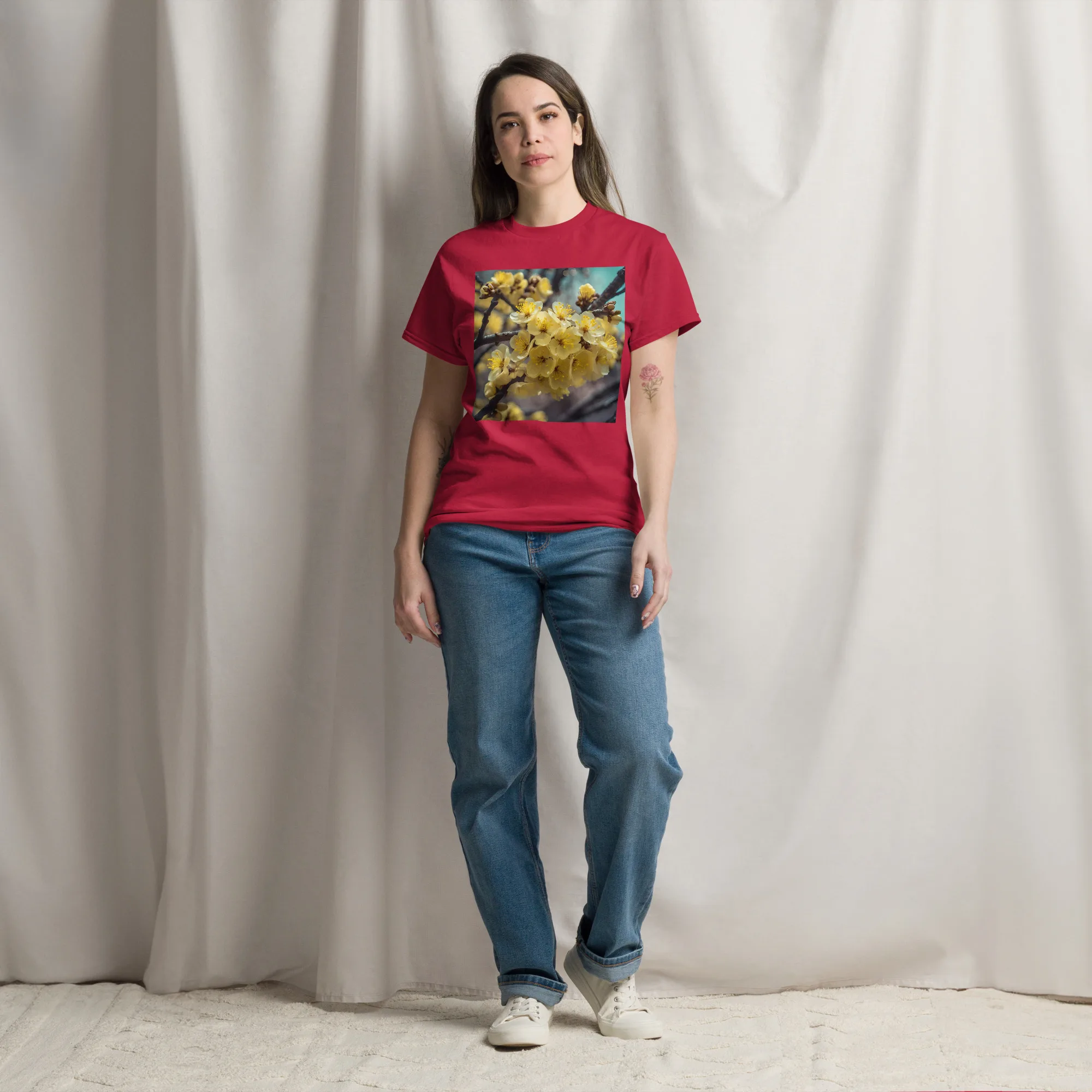 T-Shirt "Blumen" 7 T-Shirt "Blumen" – Bild 7