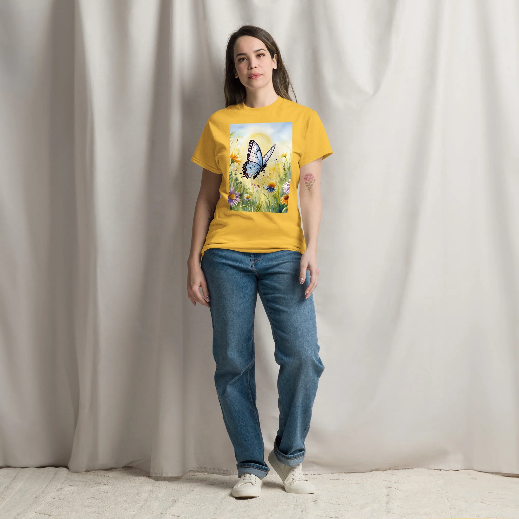 T-Shirt "Schmetterling auf der Wiese" 13 T-Shirt "Schmetterling auf der Wiese" – Bild 13