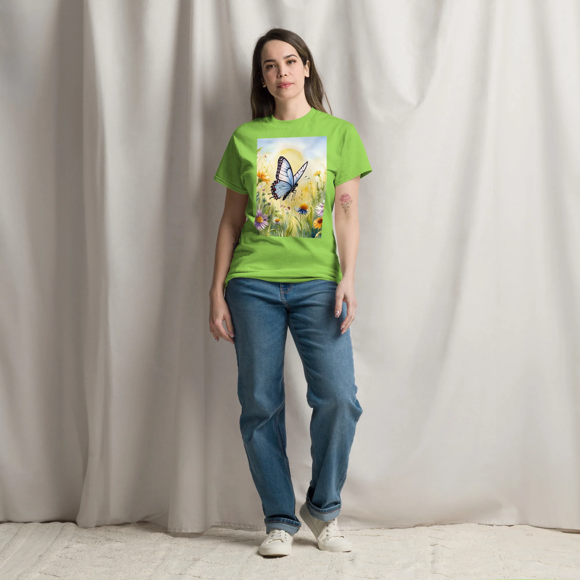 T-Shirt "Schmetterling auf der Wiese" 12 T-Shirt "Schmetterling auf der Wiese" – Bild 12