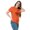 T-Shirt "Endromis versicolora" - unisex classic tee orange left front 6974118390284