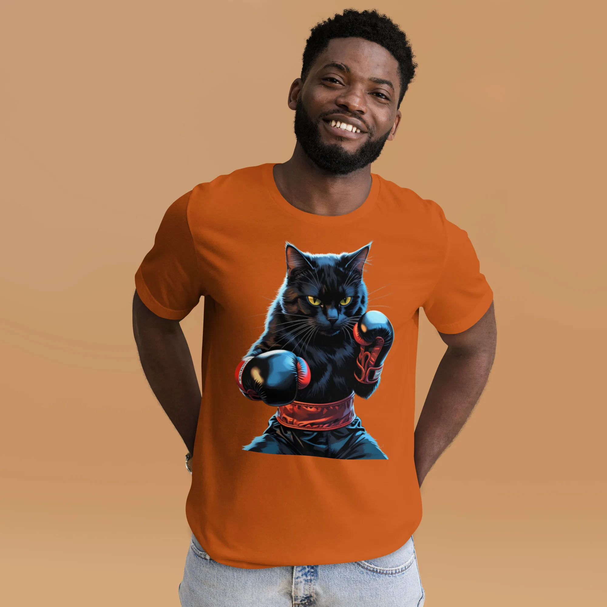 T-Shirt "schwarze Boxerkatze" 6 T-Shirt "schwarze Boxerkatze" – Bild 6