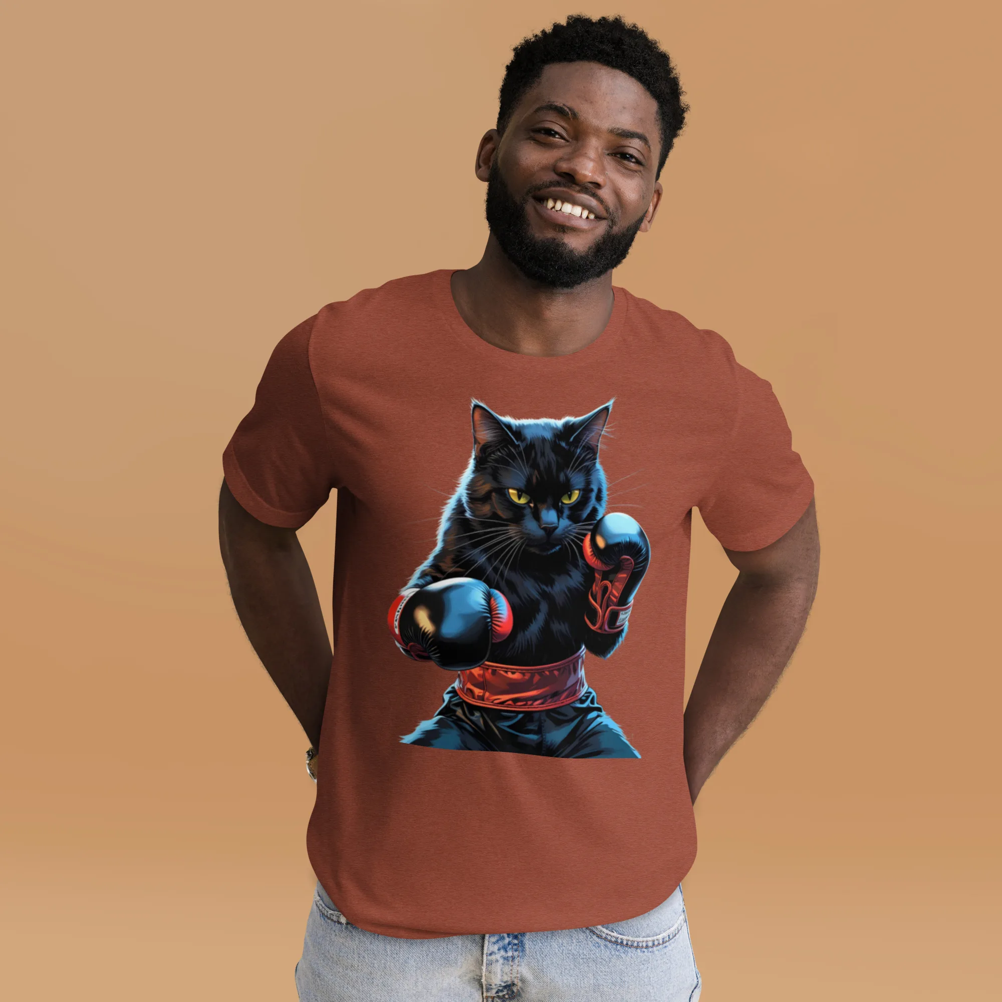 T-Shirt "schwarze Boxerkatze" 5 T-Shirt "schwarze Boxerkatze" – Bild 5