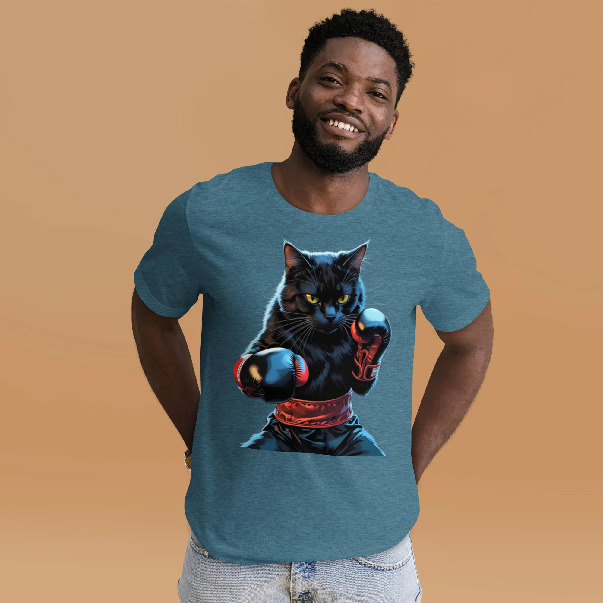 T-Shirt "schwarze Boxerkatze" 7 T-Shirt "schwarze Boxerkatze" – Bild 7