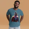 T-Shirt "Samurai" - unisex staple t shirt heather deep teal front 2 6973fa7a5a6d7
