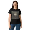 T-Shirt "Nature's Secrets" - womens basic softstyle t shirt black front 6974d582c1281