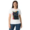 T-Shirt "Katze" 13 T-Shirt "Katze" - womens basic softstyle t shirt white front 6972b0527ebdc