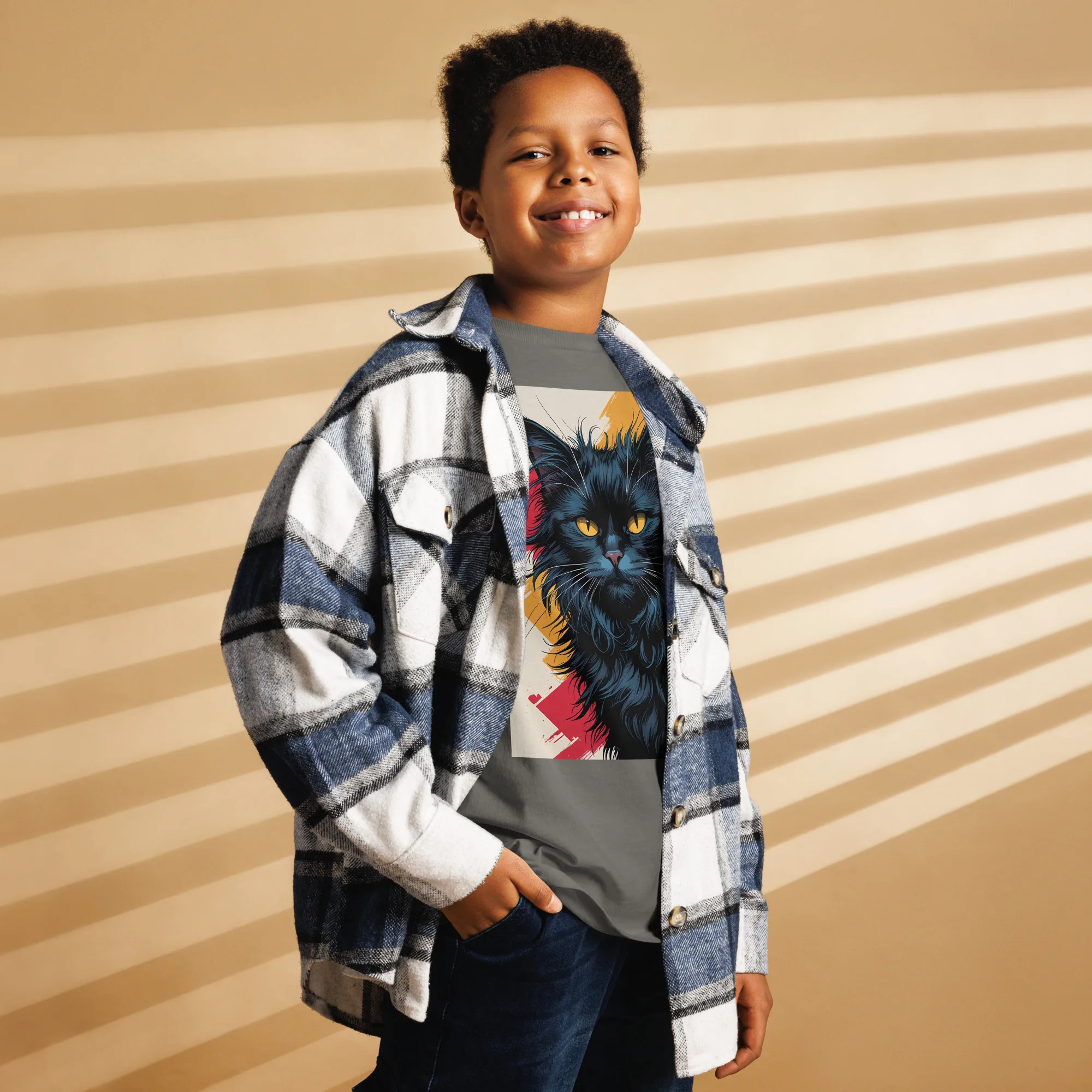 T-Shirt "schwarze Katze" 4 T-Shirt "schwarze Katze" – Bild 4