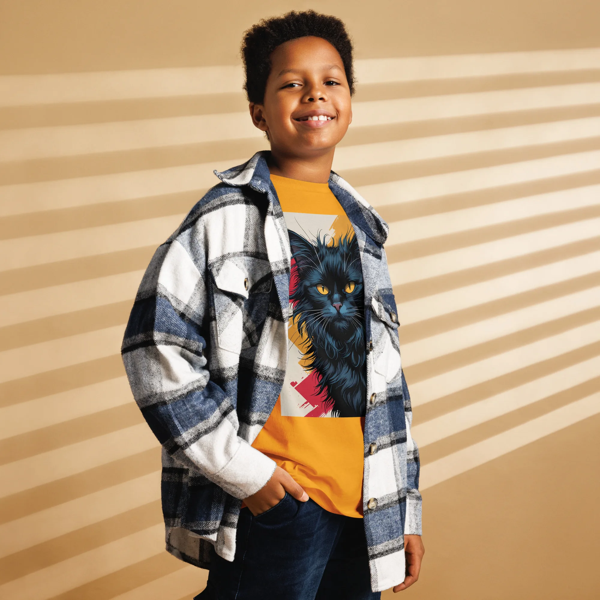 T-Shirt "schwarze Katze" 5 T-Shirt "schwarze Katze" – Bild 5