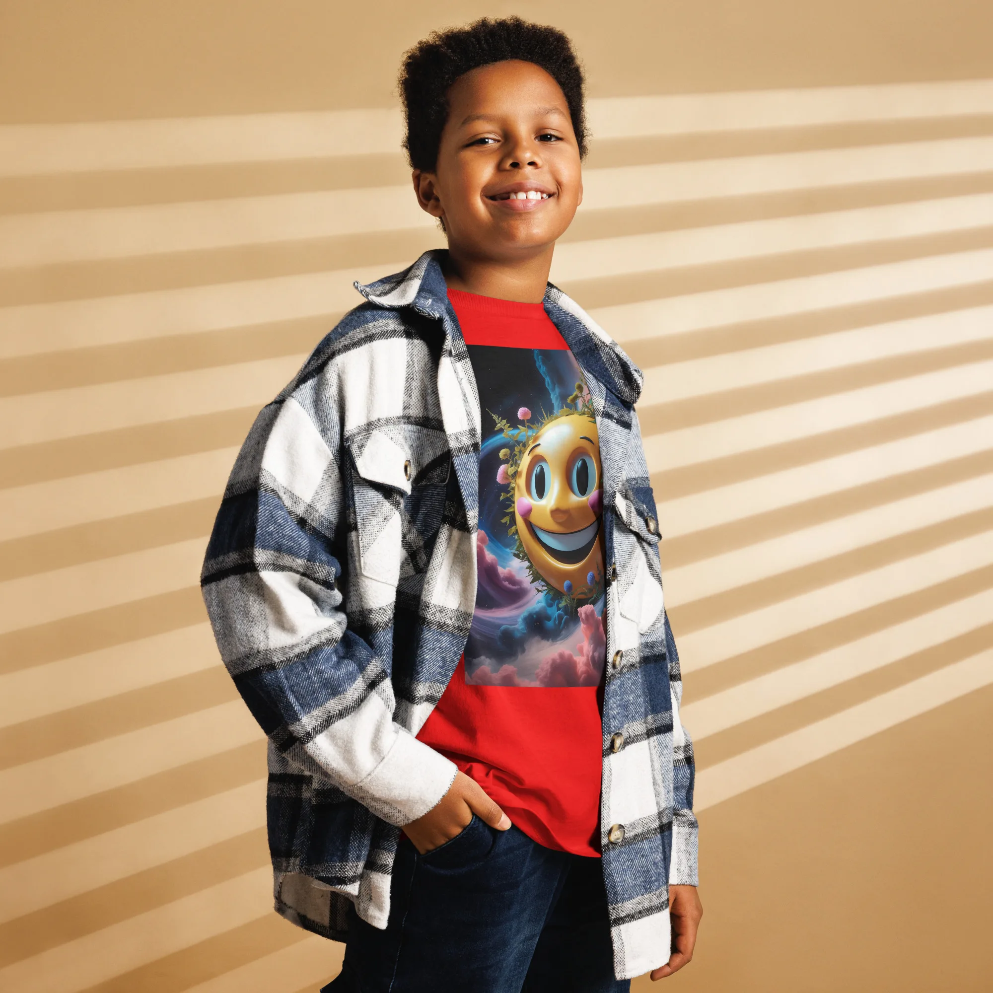 T-Shirt "magischer Smiley" 2 T-Shirt "magischer Smiley" – Bild 2