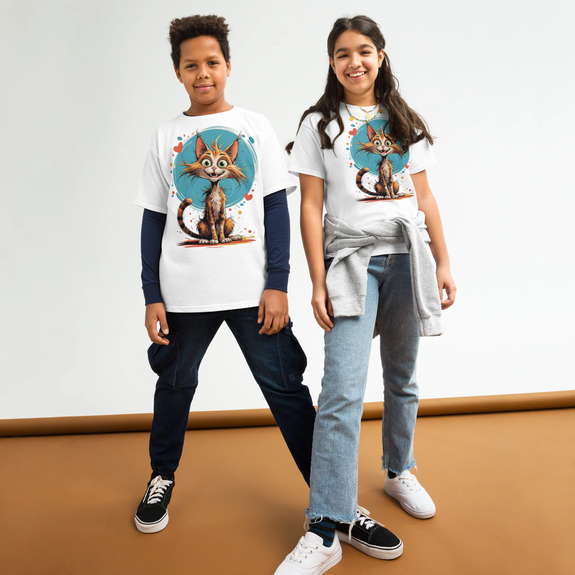 T-Shirt "verliebte Katze" 8 T-Shirt "verliebte Katze" – Bild 8