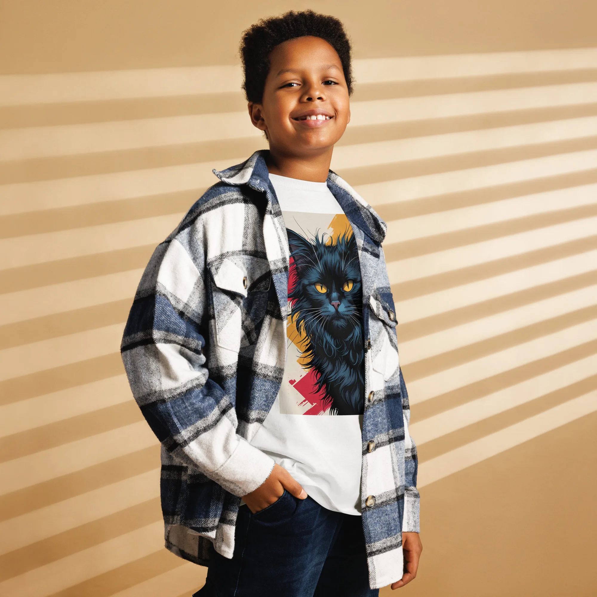 T-Shirt "schwarze Katze" 8 T-Shirt "schwarze Katze" – Bild 8