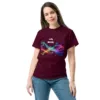 Klassisches Unisex T-Shirt - unisex classic tee maroon front 69d82d77ca36d